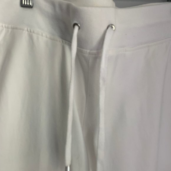 Lauren by Ralph Lauren White Capri Sweatpants Women Size XL - Picture 4 of 9